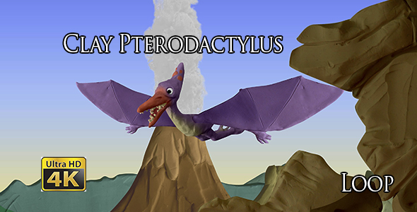 Clay Pterodactilus