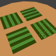 Low Poly Farm Fields - 3DOcean Item for Sale