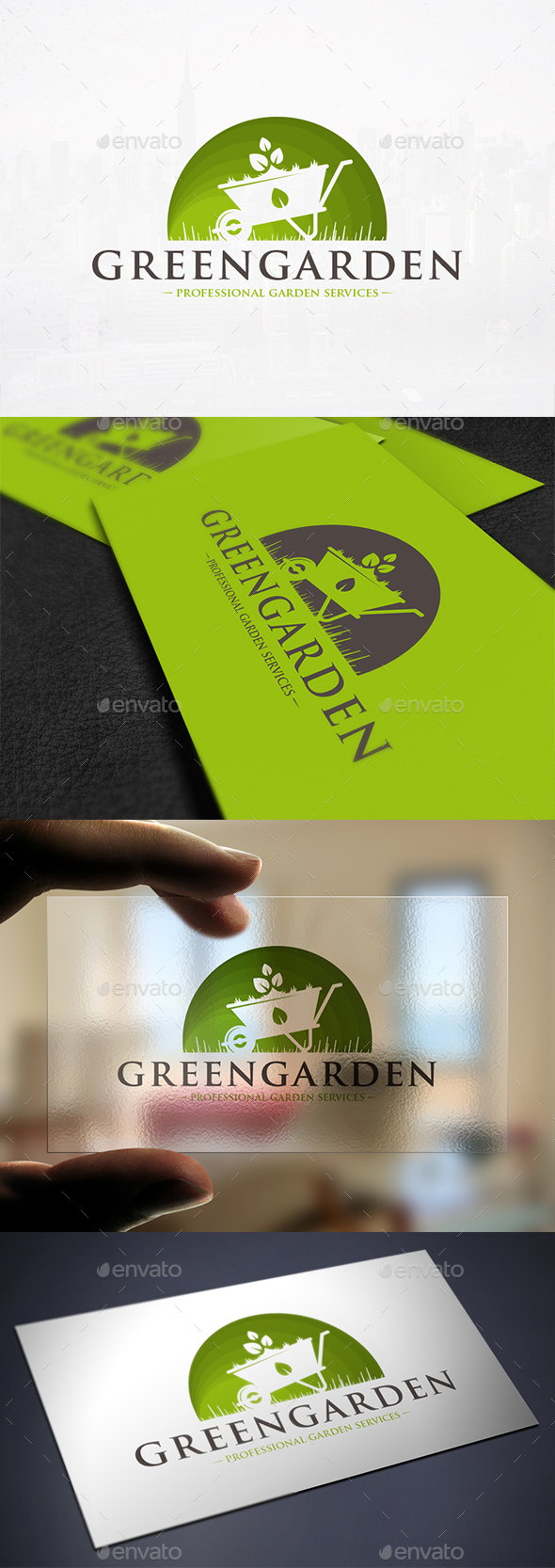Green Garden Logo Template
