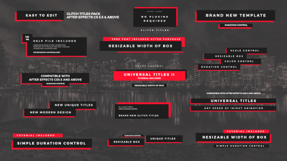 Universal Glitch Titles II alt