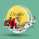 Christmas Santa Claus Flying Sleigh - GraphicRiver Item for Sale