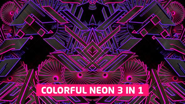 Colorful Neon 3 in 1