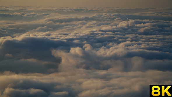 Afternoon Lights Over the Clouds