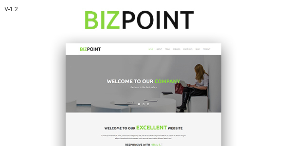 Biz Point - One Page Parallax HTML5 Template