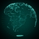 Digital Earth Rotating Green - VideoHive Item for Sale