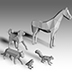Pack of Low Poly Animals - 3DOcean Item for Sale