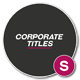 Corporate Modern Titles - VideoHive Item for Sale