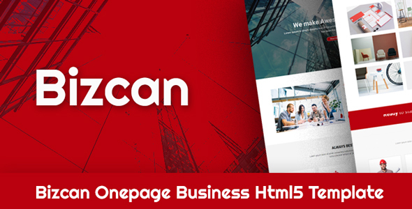 BIZCAN Onepage Business HTML5 Template
