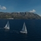 Aero Shooting of Two Yachts in the Open Sea - VideoHive Item for Sale