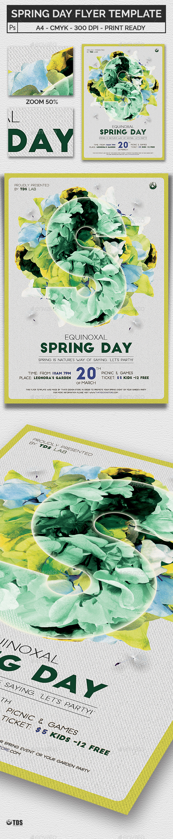 Spring Day Flyer Template