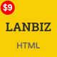 Lanbiz - One Page Corporate Html5 Template - ThemeForest Item for Sale