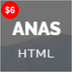 ANAS - Personal Portfolio HTML5 Template - ThemeForest Item for Sale