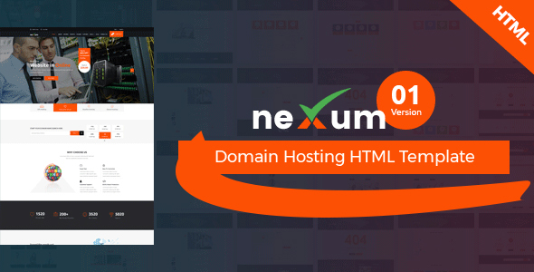 neXum Host - Hosting and Domain HTML Template