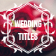 Wedding Titles - VideoHive Item for Sale