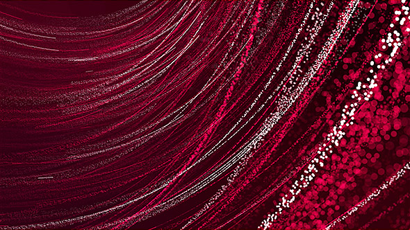 Red Particle Background