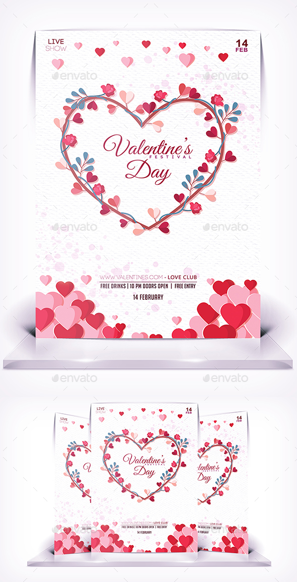 Valentines Love Flyer