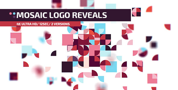 Mosaic Logo Reveals/ Abstract Opening Ident/ Fast Blog Intro/ Titles Broadcast/ Youtube and Vimeo
