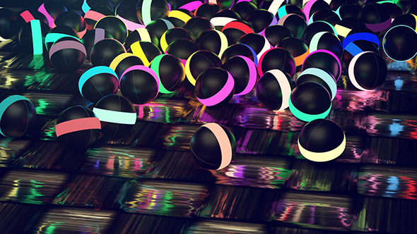 Mirror Effect Glowing Balls