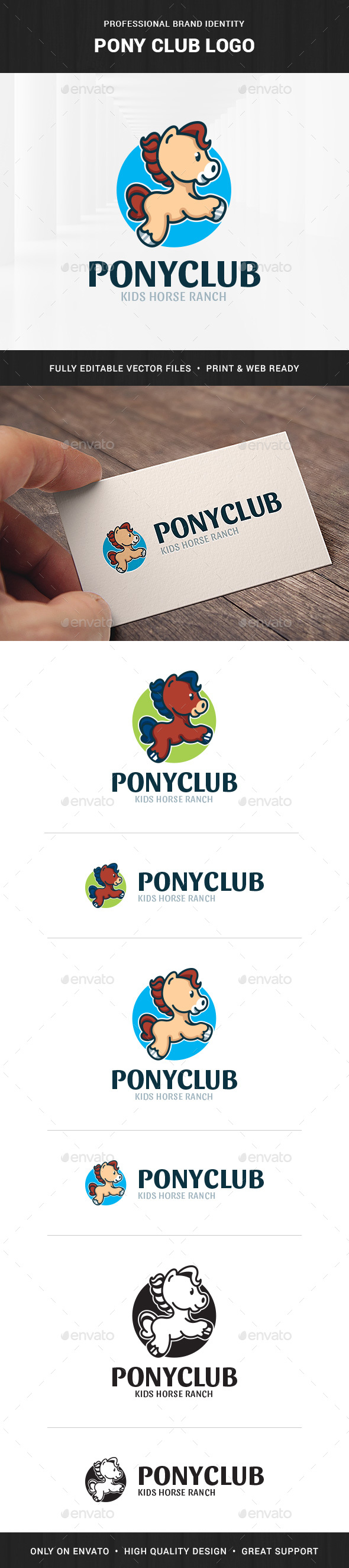 Pony Club Logo Template