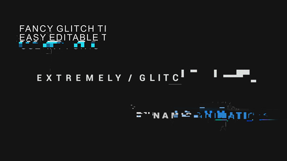 Digital Glitch Titles // Sound Fx