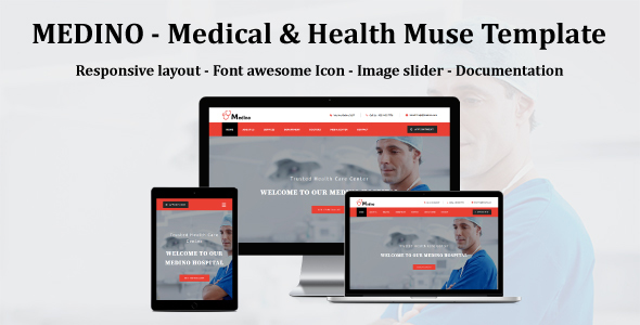 MEDINO - Medical & Health Muse Template