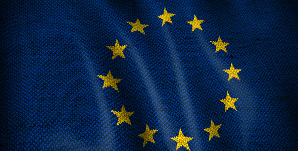 Burlap European Union Flag