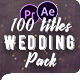 Wedding Titles Pack - 100 Titles & Special Effects - VideoHive Item for Sale