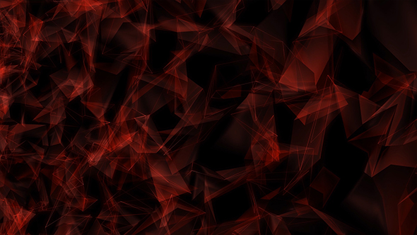 Red Polygonal Background Loop