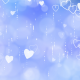 Valentine's Hearts on Blue Background - VideoHive Item for Sale