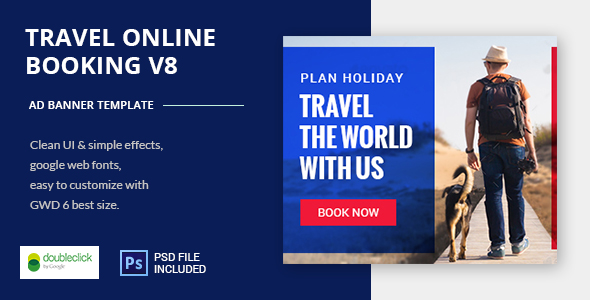 Online Travel Booking AD Banner 08