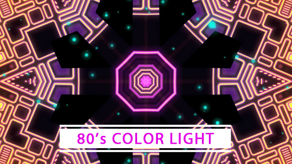 80's Color Light VJ Loop alt