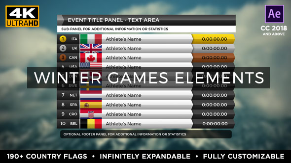 Download 2022 Winter Games Elements Medal Tracker