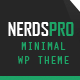 Nerdspro - Minimal WordPress Theme - ThemeForest Item for Sale