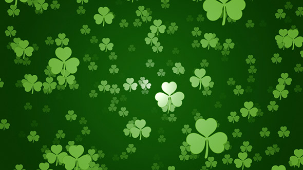 Clover Shamrock Symbols - St Patricks Day Background