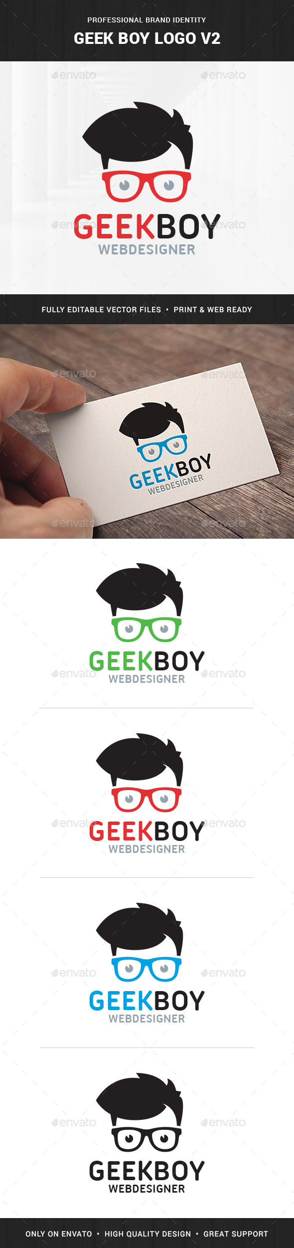 Geek Boy Logo v2