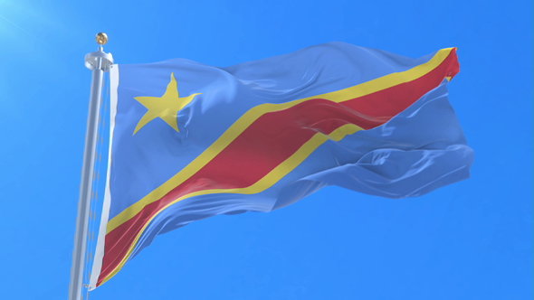 Flag of the Democratic Republic of the Congo alt