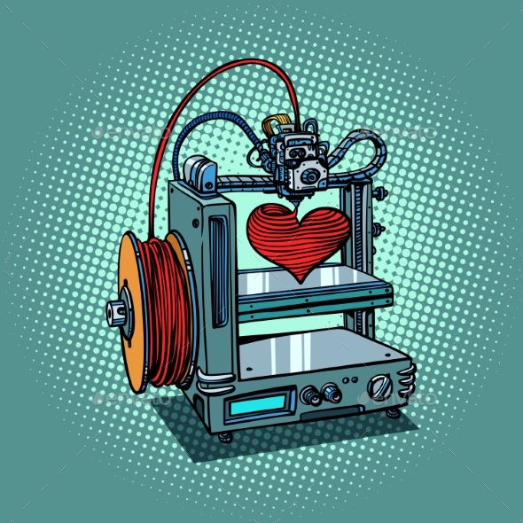 Bioprinter Prints Love Heart 3D Printer