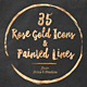 35 Rose Gold Icons - GraphicRiver Item for Sale