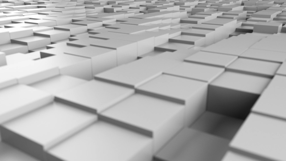 3D White Cubes Seamless Background alt