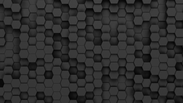 Black Hexagons Loop