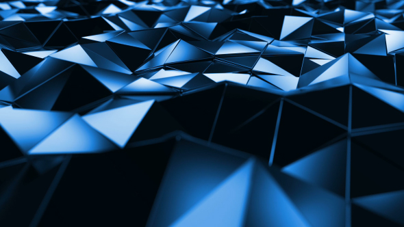 Blue Polygonal Geometric Surface Loop alt