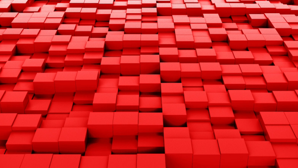 Red Cubes Background Loopable alt