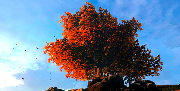 Autumn Leaf Fall And Autumn Tree alt