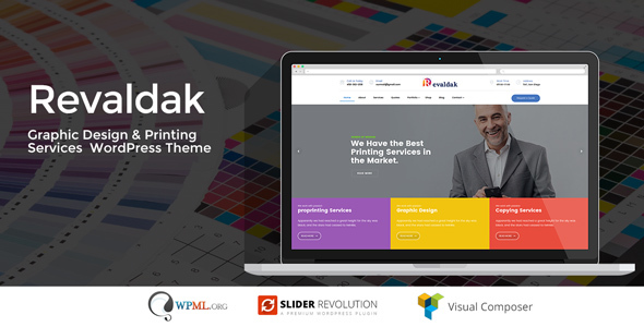 Revaldak – Printing Services WordPress Theme