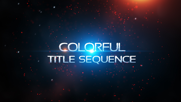 Colorful Title Sequence