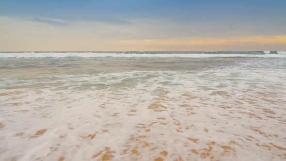 Sandy Shore of the Ocean