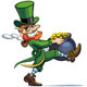 Leprechaun stealing Pot of Coins - GraphicRiver Item for Sale