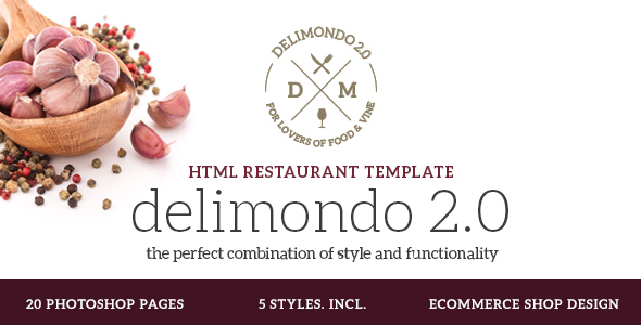 Delimondo 2.0 - Restaurant Template
