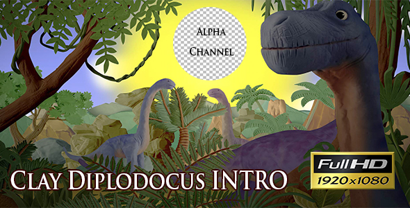 Clay Diplodocus Intro