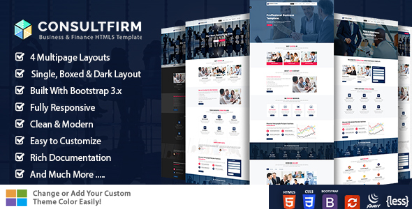 Consultfirm - Consulting HTML Template